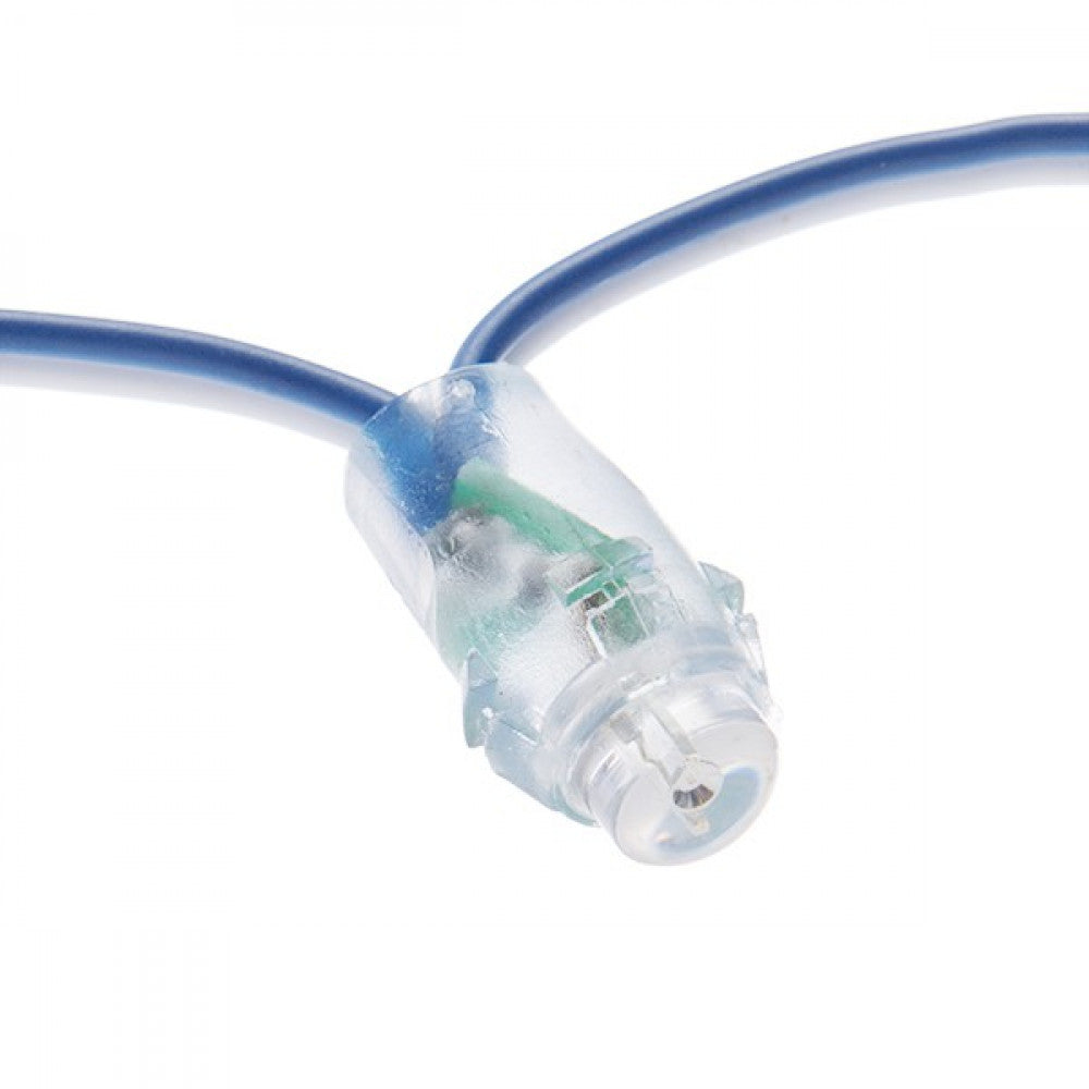 Pixel LED 0,1W 2Lm 12Mm 5V Epistar (String 40 Unidades) Verde 50.000H