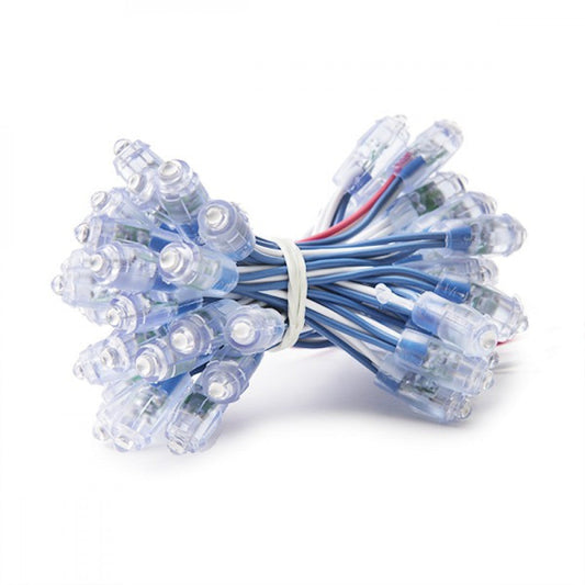 Pixel LED 0,1W 2Lm 9Mm 5V Epistar (String 50 Unidades) Azul 50.000H