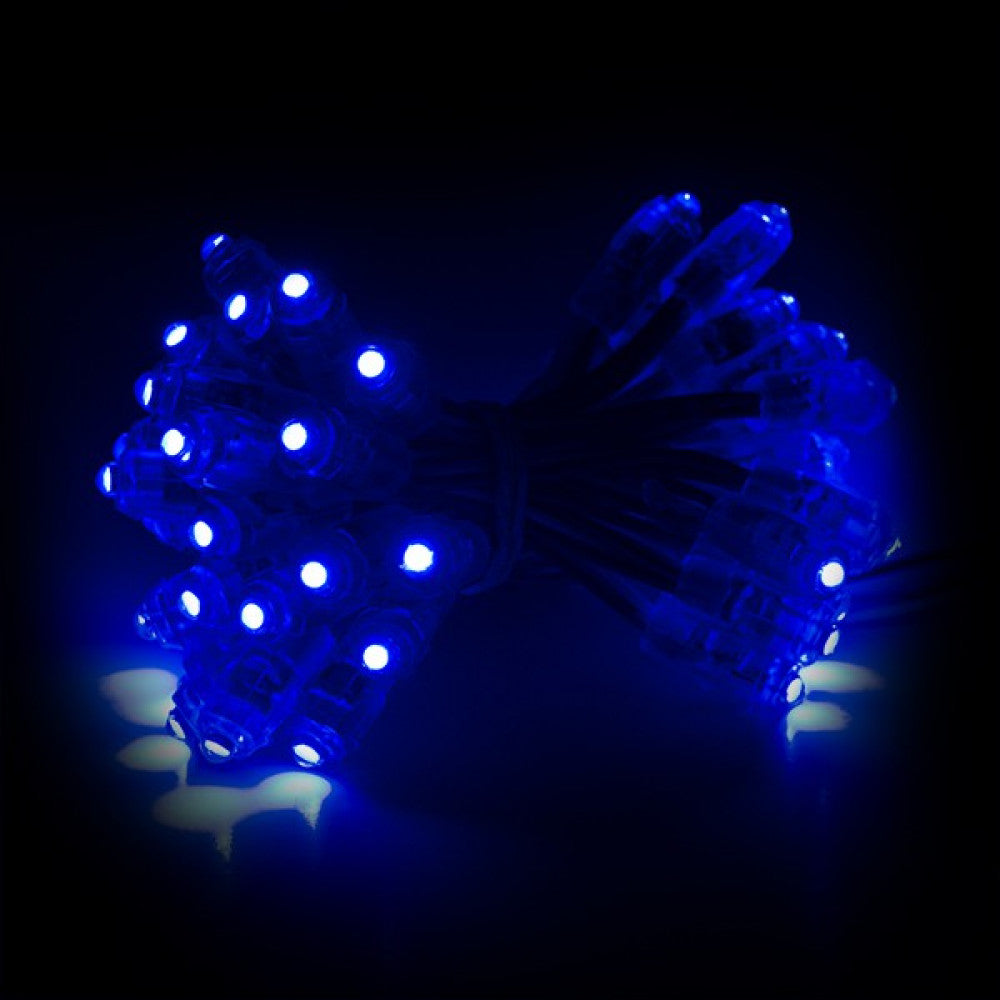Pixel LED 0,1W 2Lm 9Mm 5V Epistar (String 50 Unidades) Azul 50.000H
