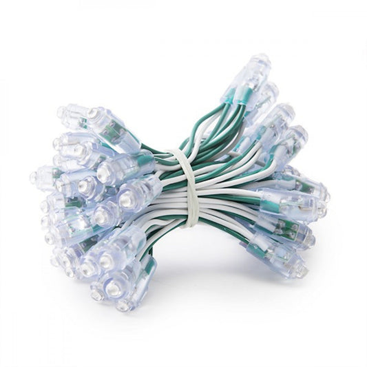Pixel LED 0,1W 2Lm 9Mm 5V Epistar (String 50 Unidades) Verde 50.000H