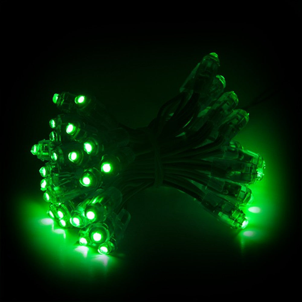 Pixel LED 0,1W 2Lm 9Mm 5V Epistar (String 50 Unidades) Verde 50.000H