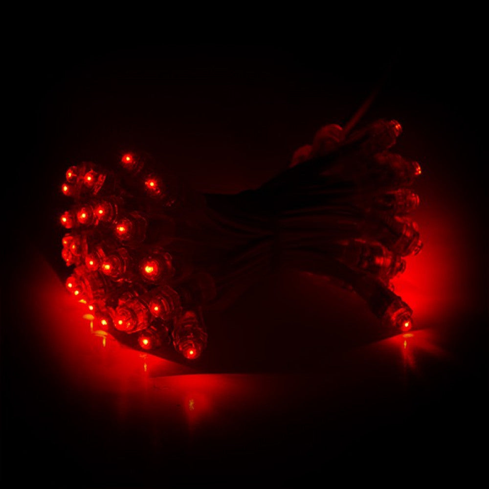 Pixel LED 0,1W 2Lm 9Mm 5V Epistar (String 50 Unidades) Vermelho 50.000H