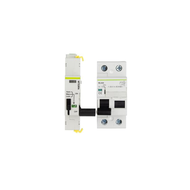 Disjuntor Diferencial Industrial Rearmável Compacto 2P 300mA 40-63A 10kA Classe A MATIS