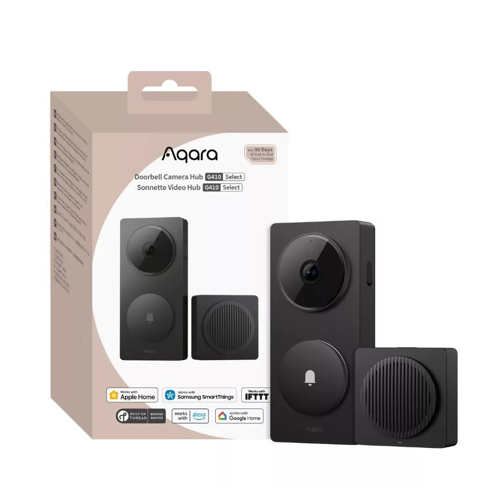 Aqara G410 Select Doorbell Camera Hub, preto (CH-C09D)