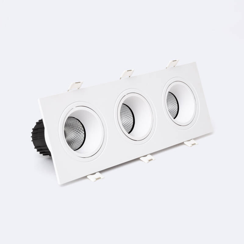 Downlight Quadrado Basculante LED 21W Corte 235x75 mm