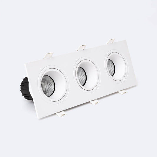 Downlight Quadrado Basculante LED 21W Corte 235x75 mm