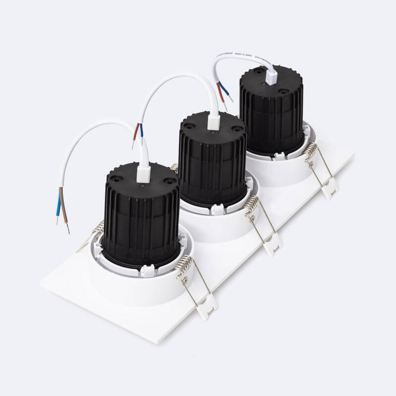 Downlight Quadrado Basculante LED 21W Corte 235x75 mm