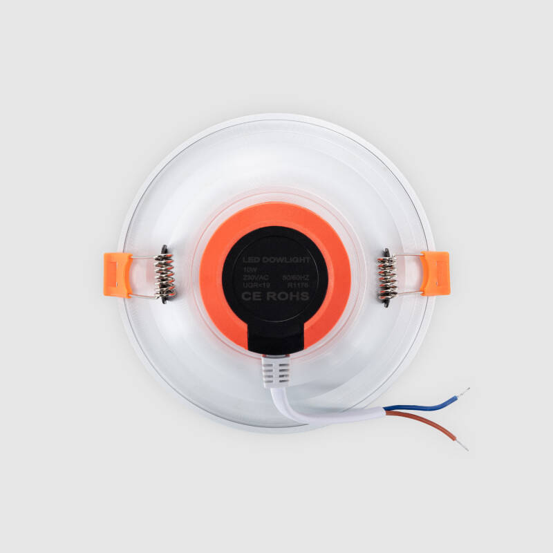 Downlight LED 10W Corte Ø 105 mm IP44 Não Flicker Lux