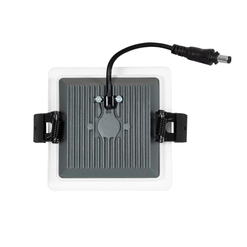 Downlight LED 10W SAMSUNG New Aero Slim Quadrado 130 lm/W Microprismático (UGR17) LIFUD Corte 85x85 mm