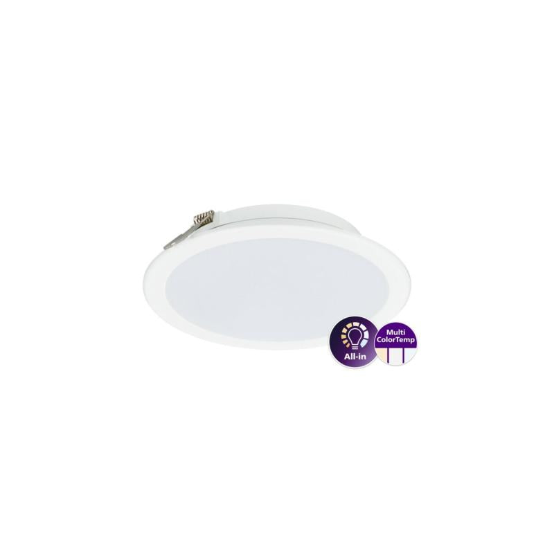 Downlight LED 12W CCT Seleccionável PHILIPS Ledinaire Slim Corte Ø 150 mm DN065B G4