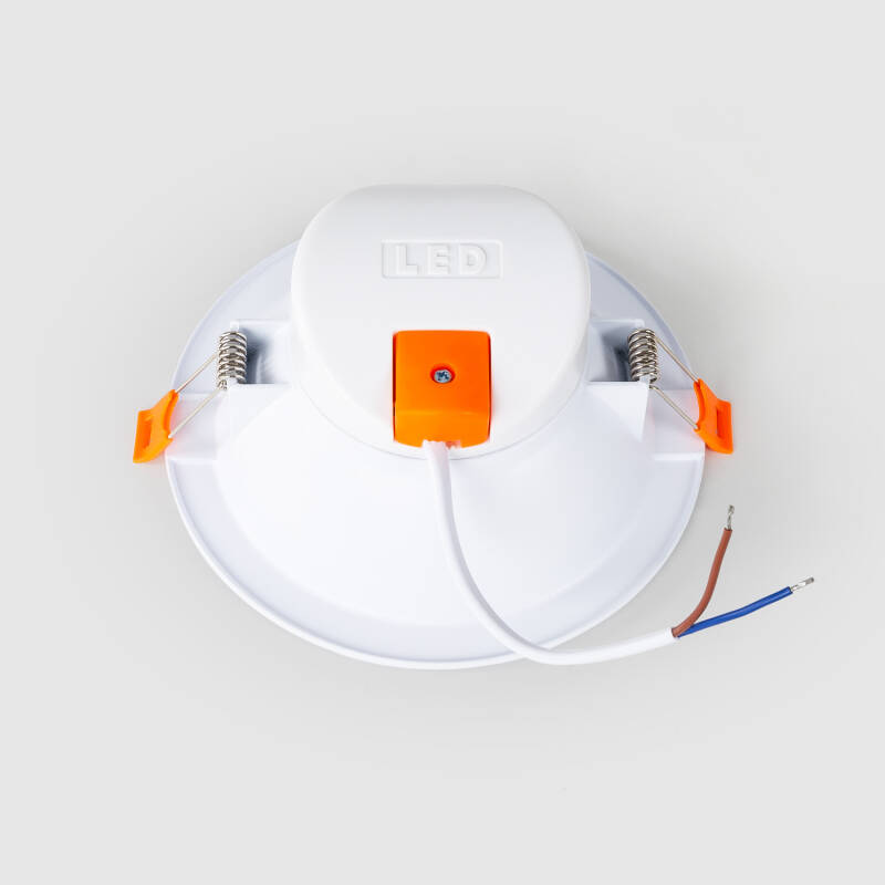 Downlight LED 12W Corte Ø 125 mm IP44 Não Flicker Lux