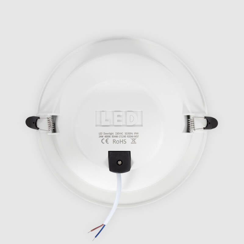 Downlight LED 24W Corte Ø 200 mm IP44 No Flicker Lux