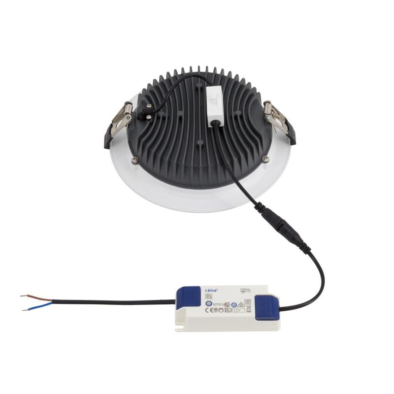 Downlight LED 30W SAMSUNG New Aero Slim 130 lm/W Microprismático (UGR17) LIFUD Corte Ø 200 mm