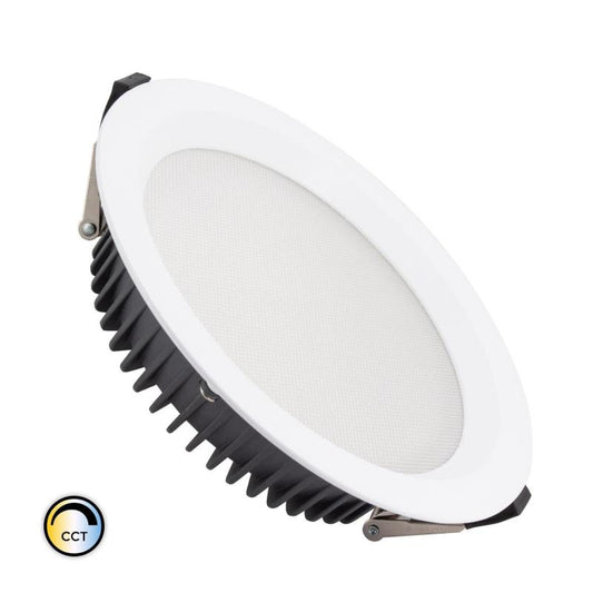Downlight LED 30W SAMSUNG AERO CCT Seleccionável 130lm/W Microprismático (UGR17) LIFUD Corte Ø 200 mm