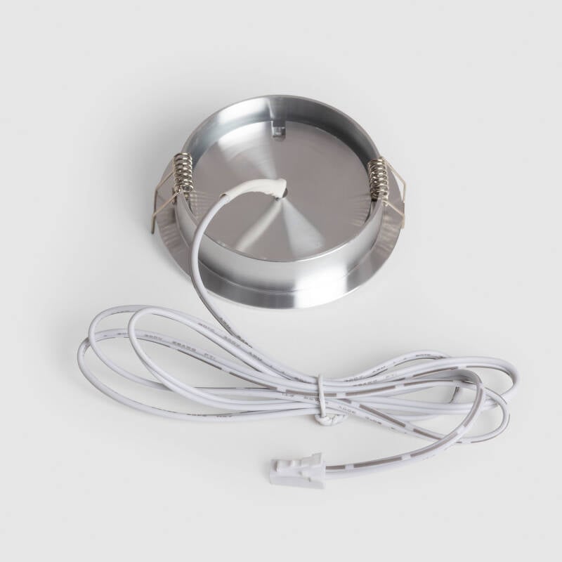 Downlight LED 3W 12V DC com Conector Rápido Corte Ø 67 mm