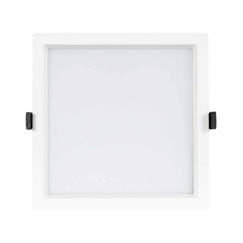 Downlight LED 40W SAMSUNG New Aero Slim Quadrado 130 lm/W Microprismático (UGR17) LIFUD Corte 210x210 mm