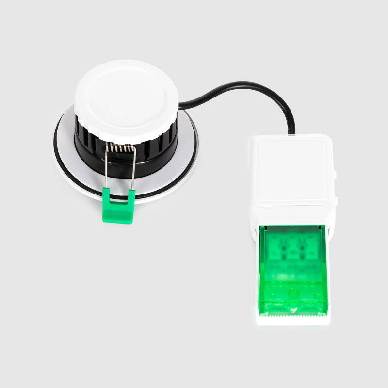 Downlight LED 5-8W Circular Antifogo 4CCT (Neutro-Frio) Regulável IP65 Corte Ø65 mm