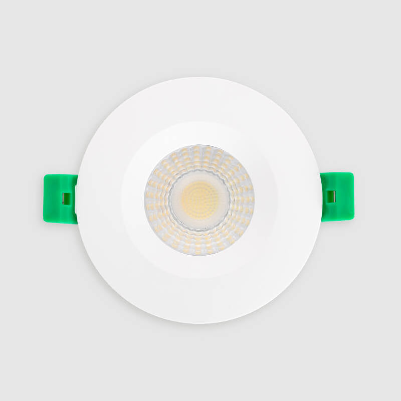 Downlight LED 5-8W Circular Antifogo 4CCT (Neutro-Frio) Regulável IP65 Corte Ø65 mm