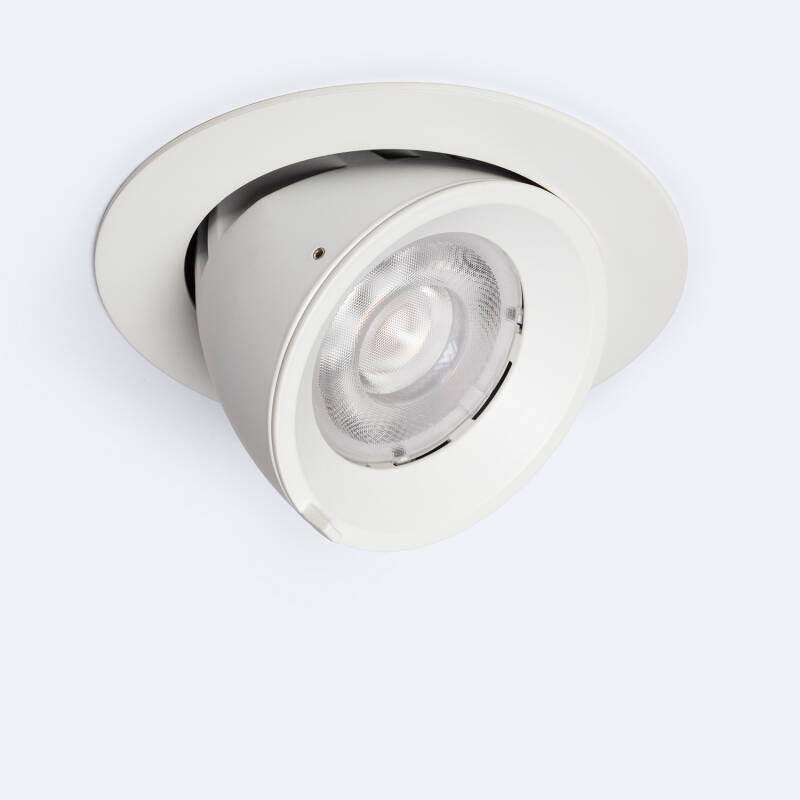 Downlight LED circular de 30 W, orientável a 36°, chip OSRAM, CCT, 120 lm/W, LIFUD, diâmetro de corte de 140 mm