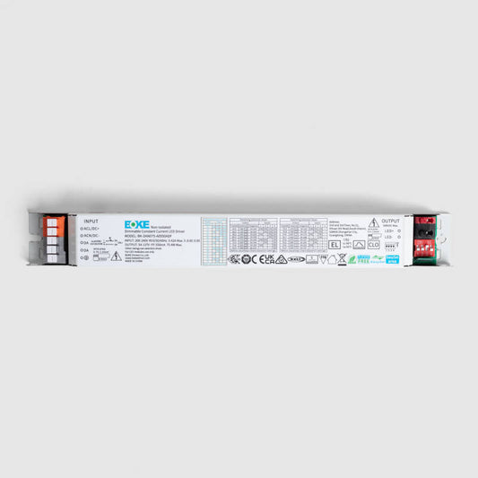 Driver BOKE Linear Regulável DALI/PUSH 200-240V Não Flicker Saída 54-200V 100-450mA 76,5W BK-DEN075