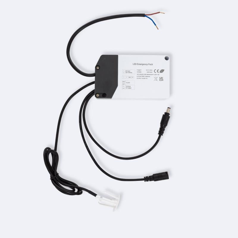 Driver com Bateria para Luminárias LED de Emergência 15-50V DC 3W