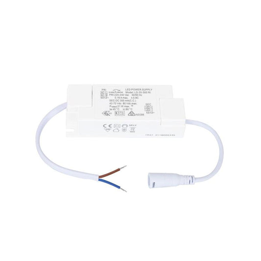 Driver EAGLERISE 220-240V No Flicker Saída 42-70V 300mA 21W LS-20-300RI