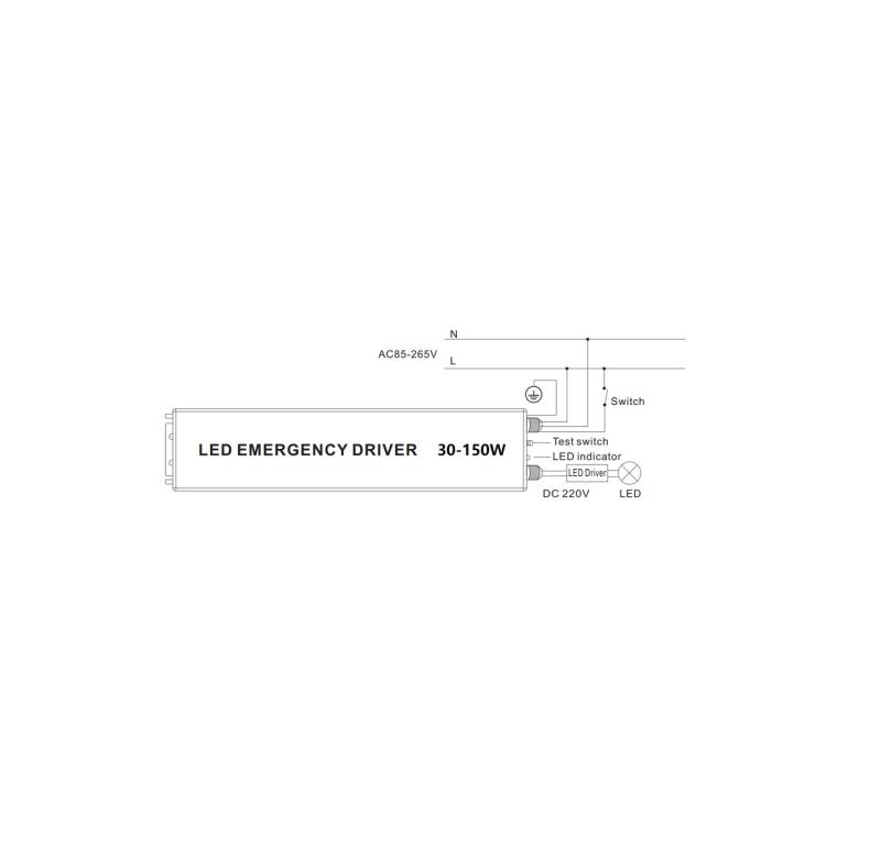 Driver de Emergência para Luminária LED Full Load