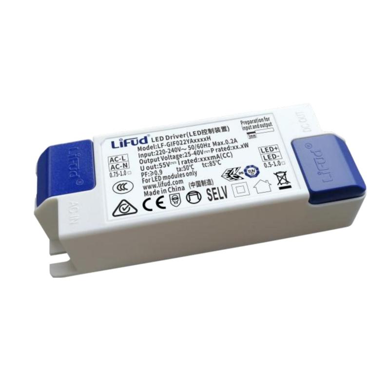 Driver LIFUD 220-240V Saída 25-40V 450mA DC 18W LF-GIF018YS0450H