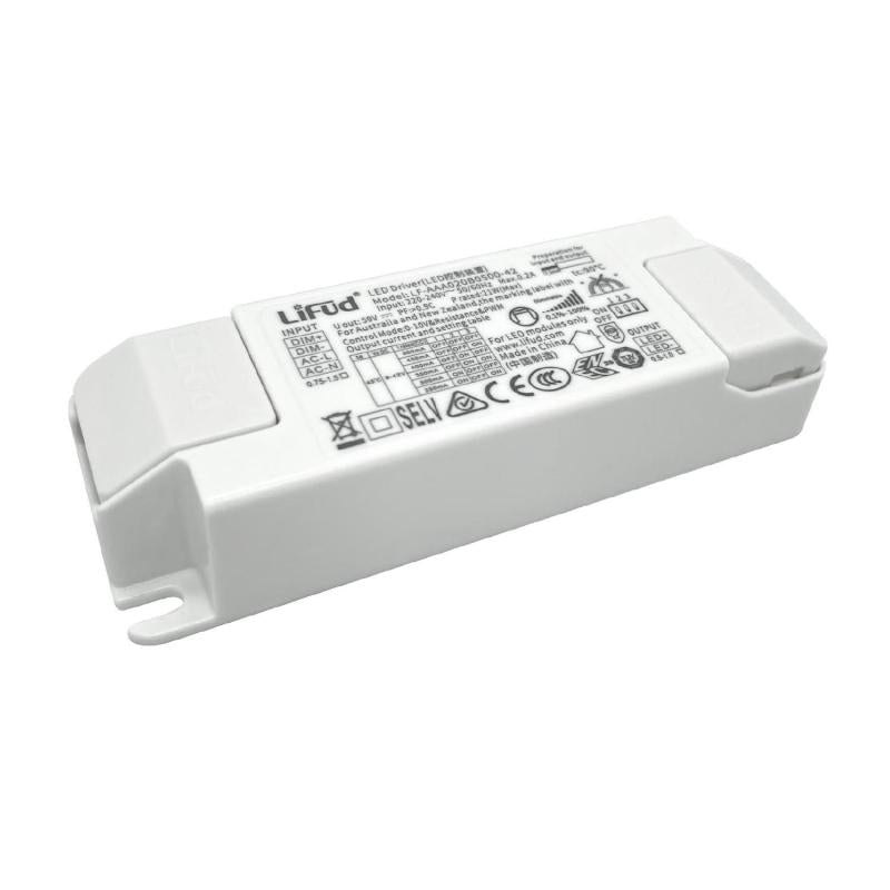 Driver LIFUD Regulável 0-10V 220-240V No Flicker Saída 9-42V 550-1050mA 40W LF-AAA040B1050-42
