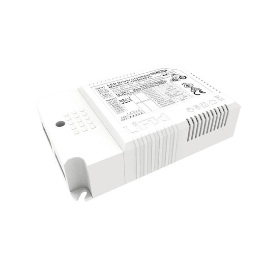 Driver LIFUD Regulável DALI 1-10V 220-240V No Flicker Saída 25-42V 550-1050mA 23-44W LF-GSD040YC