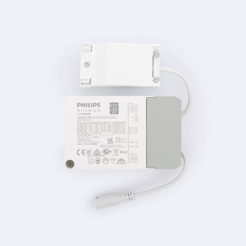 Driver Philips Xitanium 220-240V No Flicker 30-40V 1600mA 64W 9290 014 235