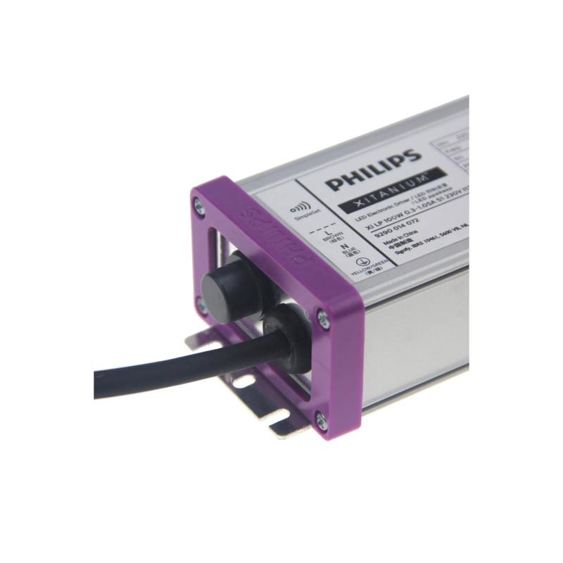 Driver PHILIPS XITANIUM Xi LP Regulável 1-10V 85-305V Saída 46-143V 300-1050mA 100W