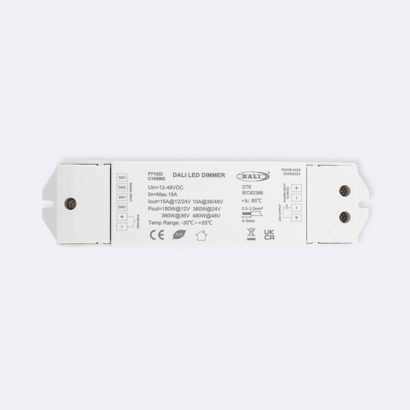 Regulador DALI DT6 1 Canal 12-24V com Push-Dim SKYDANCE DA1 para Fita LED