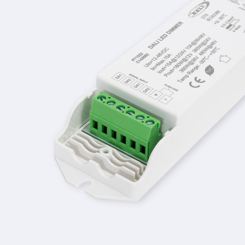Regulador DALI DT6 1 Canal 12-24V com Push-Dim SKYDANCE DA1 para Fita LED