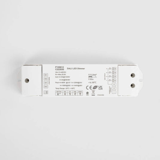 Regulador DALI DT6/DT8 4 Canais 12-24-48V SKYDANCE DA4-M para Fita LED