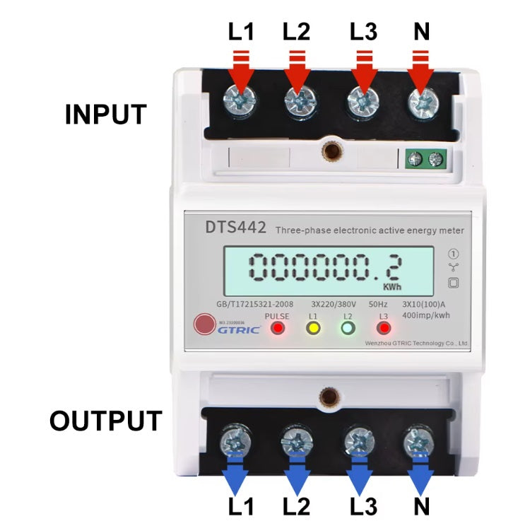 Medidor de Energia Elétrica Trifásico - GTRIC