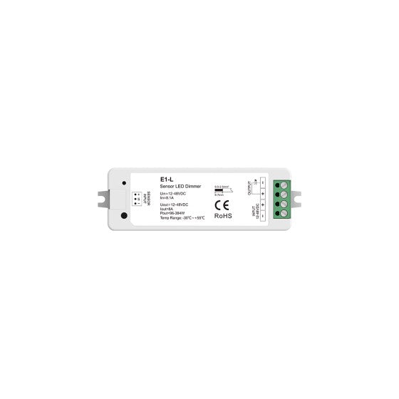 Dimmer LED 1CH 8A 48V com Sensor | FILUX f2947