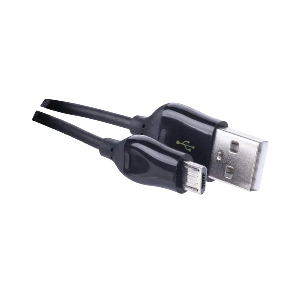 MicroUSB power cable / data cable (1 meter) - preto
