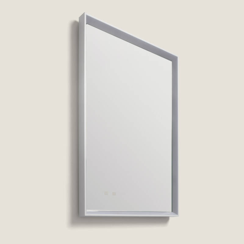 Espelho Casa de Banho com Luz LED e Anti-embaciamento 80x60 cm Maia