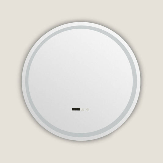 Espelho Casa de Banho com Luz LED Ø60 cm Stiniva