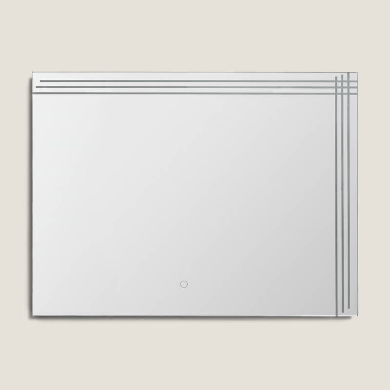 Espelho Casas de Banho com Luz LED 60x80 cm Dinklage