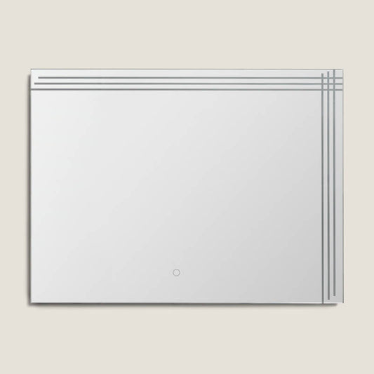 Espelho Casas de Banho com Luz LED 60x80 cm Dinklage