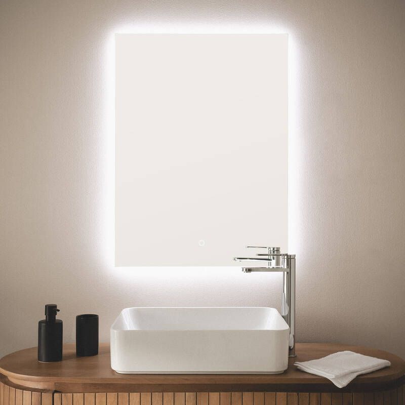 Espelho Casas de Banho com Luz LED 78x58 cm Medium Mason