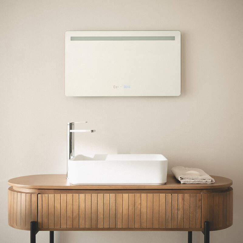 Espelho Casas de Banho com Luz LED e Anti-embaçante 40x70 cm Benagil