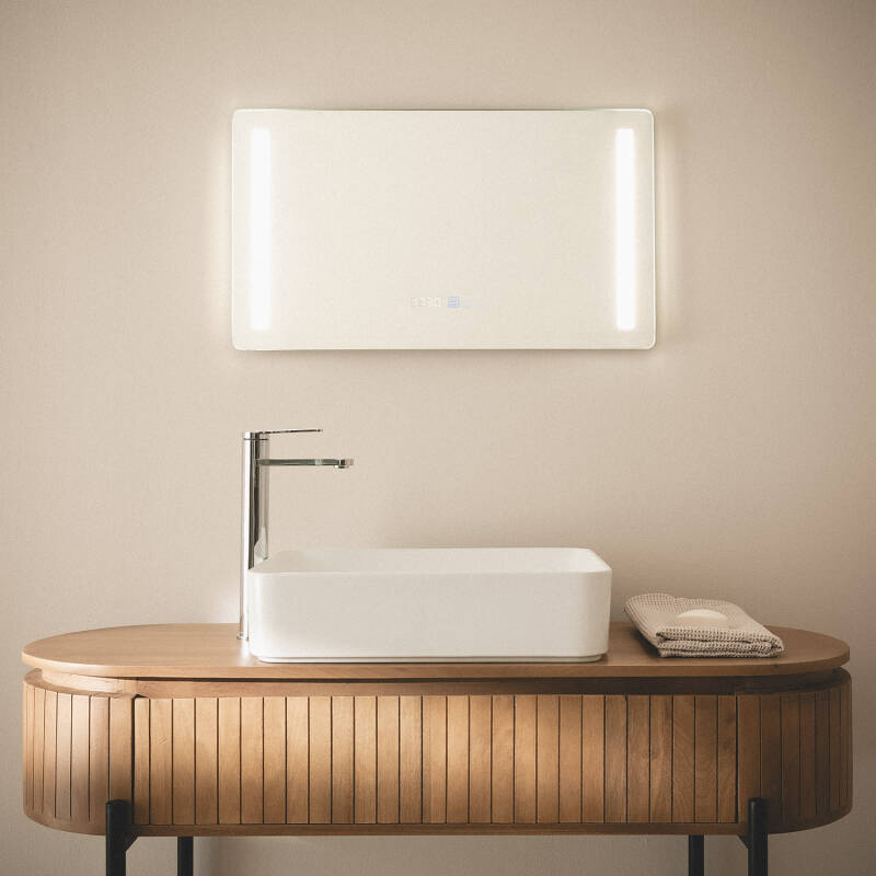 Espelho Casas de Banho com Luz LED e Anti-embaçante 40x70 cm Similan
