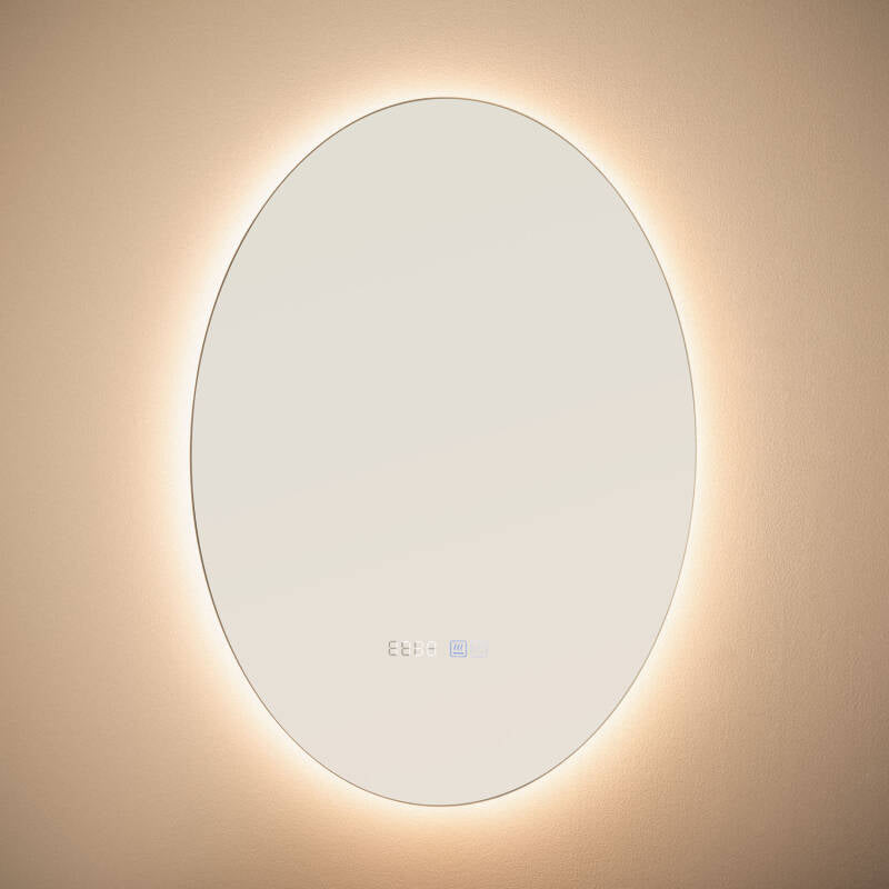 Espelho Casas de Banho com Luz LED e Anti-embaçante 70x50 cm Catedrais