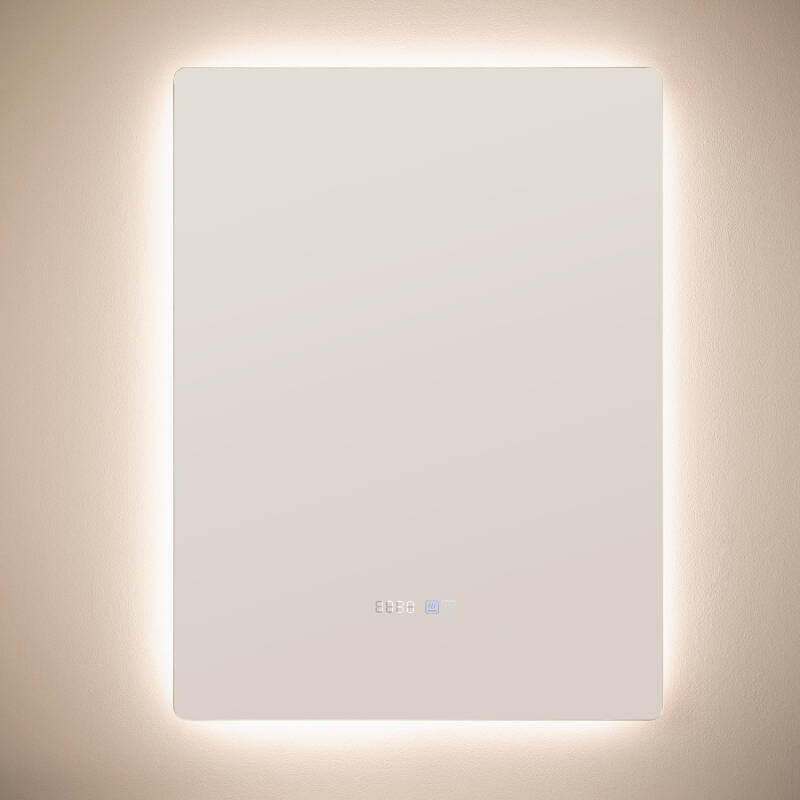 Espelho Casas de Banho com Luz LED e Anti-embaçante 80x60 cm Grace