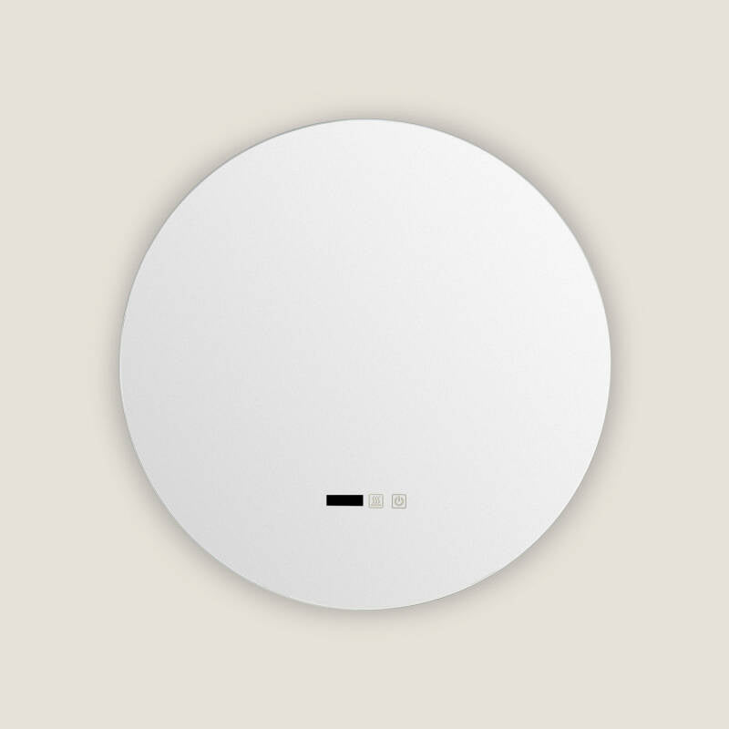 Espelho Casas de Banho com Luz LED e Anti-embaçante Ø45 cm Volpe