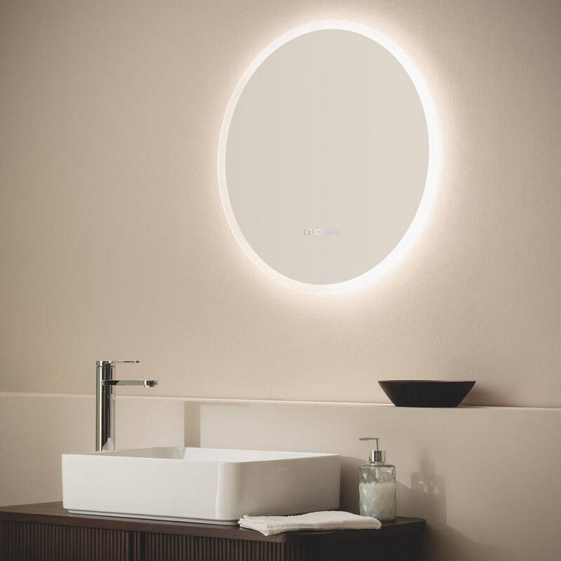 Espelho Casas de Banho com Luz LED e Anti-embaçante Ø60 cm Palolem