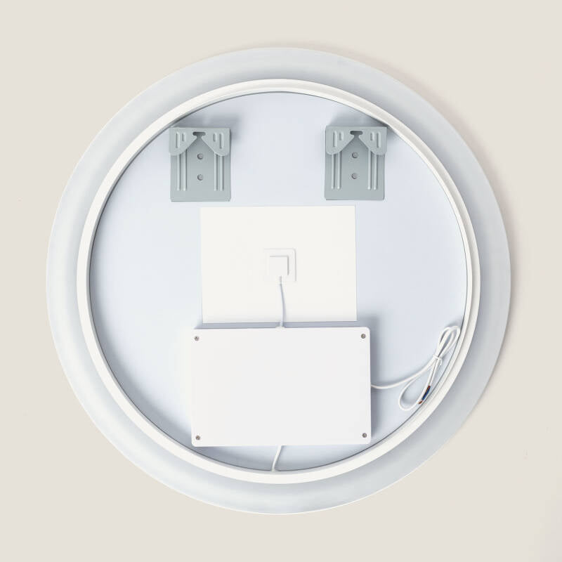 Espelho de Casa de Banho com Luz LED e Antiembaçante Ø60 cm Shala
